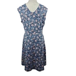Title Nine Double Dare Diamelete Floral Athleisure Dress Size Medium